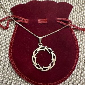 Lovell Designs Dolphin Circle Pendant Necklace